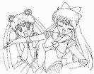 Sailor Moon and Sailor Venus